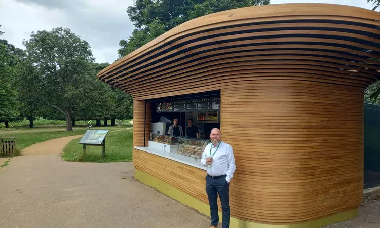 Pen Ponds kiosk